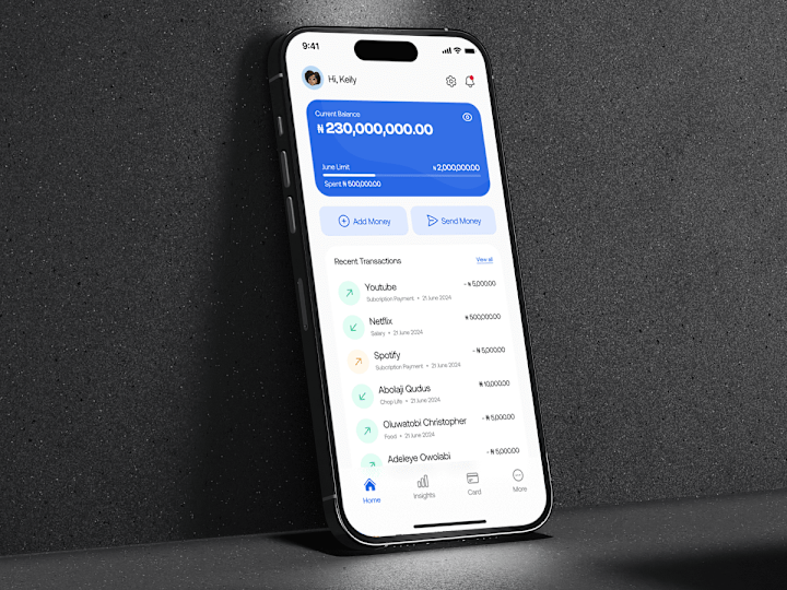 Cover image for Finance Management App