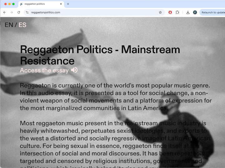 Cover image for Reggaeton Politics