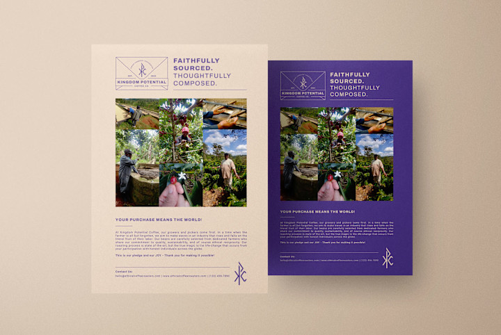 Cover image for Logo and Brand Assets for Kingdom-Minded Coffee Company