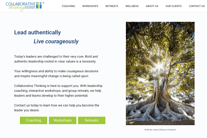 Cover image for Collaborative Thinking Leadership WordPress development