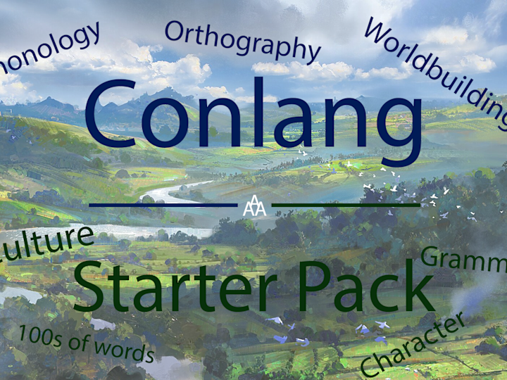 Cover image for I will bring your idea for a fictional language to life [STRT]