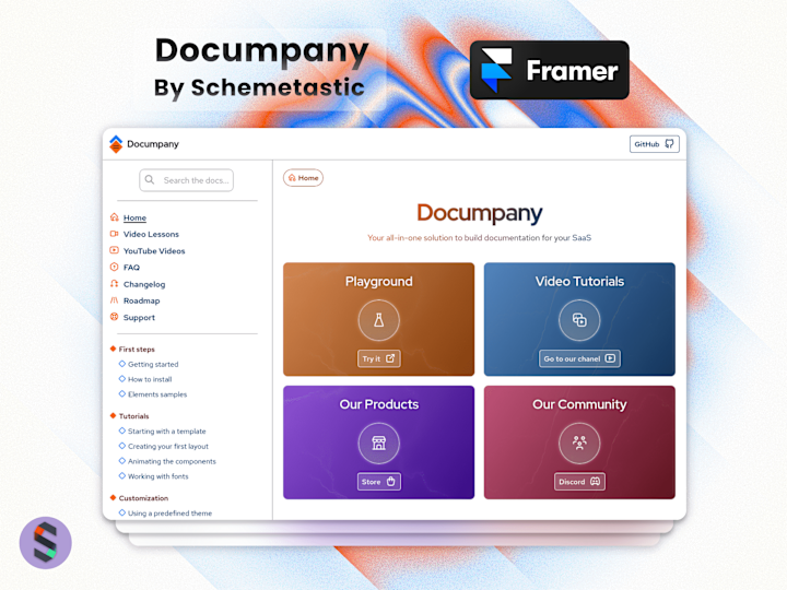 Cover image for Documpany - SaaS Documentation Framer Template