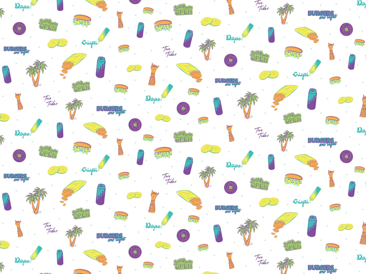 Cover image for Two Tides Crispi Brand Pattern Design Project