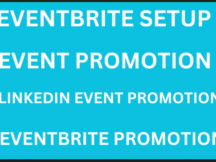 Cover image for I will promote christian event, eventbrite marketing