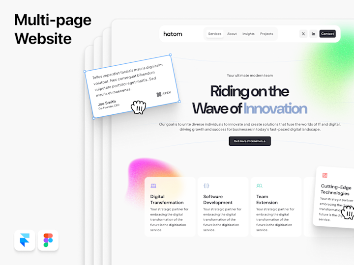 Cover image for Multi-page Website in Framer