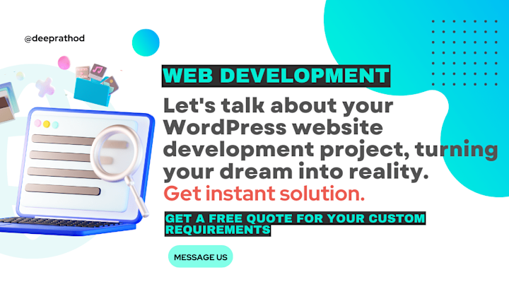 Cover image for Your WordPress Website Developer