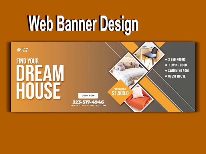 Cover image for I will stylish web banner, header, social media post