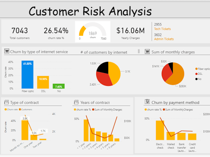 Cover image for Customer risk analysis