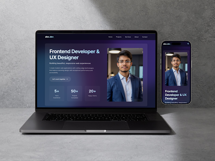 Cover image for Custom Personal Portfolio Website