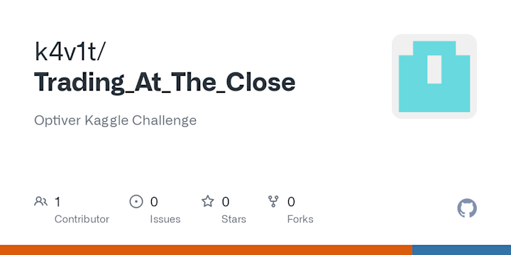 Cover image for GitHub - k4v1t/Trading_At_The_Close: Optiver Kaggle Challenge