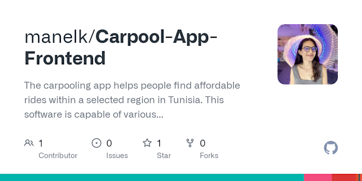 Cover image for manelk/Carpool-App-Frontend