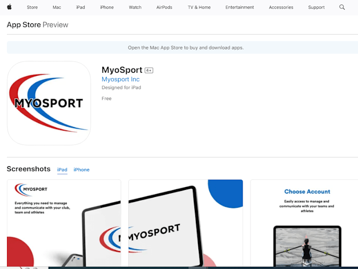 Cover image for ‎MyoSport