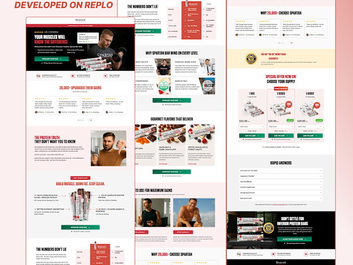Cover image for Landing Page developed On Replo