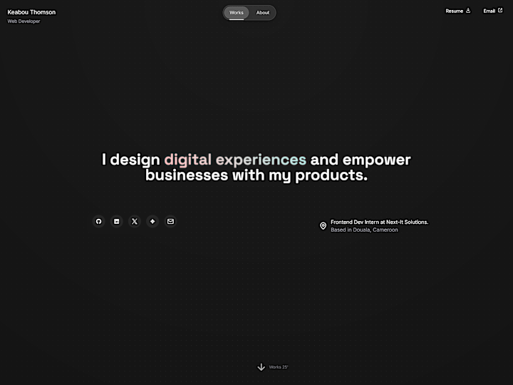 Cover image for Portfolio website Design
