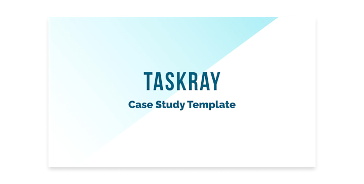 Cover image for Case Study Deck for Project Management Platform