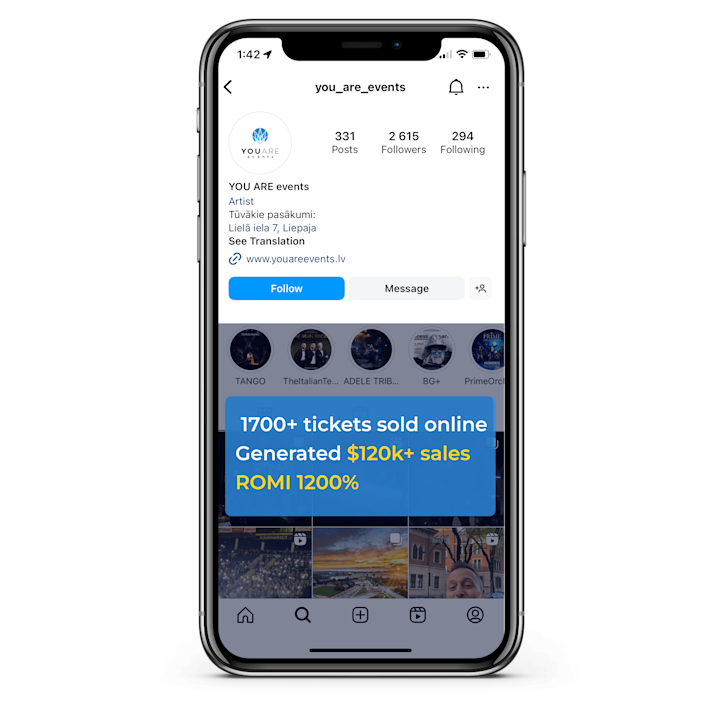 Cover image for Boosting online sales for an event agency