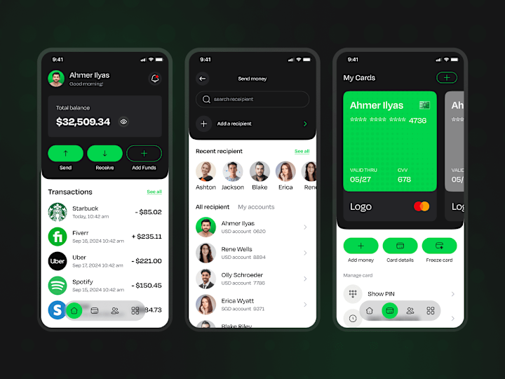 Cover image for Mobile Banking App UI Design