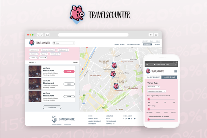 Cover image for Travelscounter - Restaurant Discounter