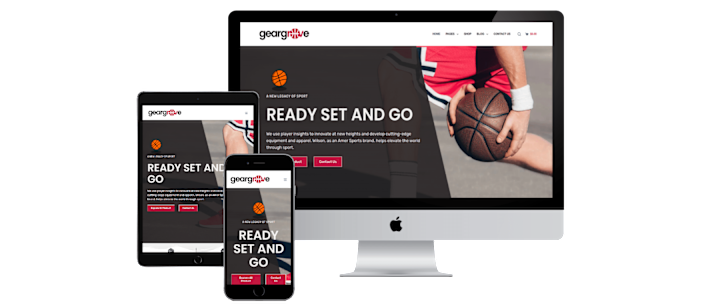 Cover image for E-commerce Sport website full responsive