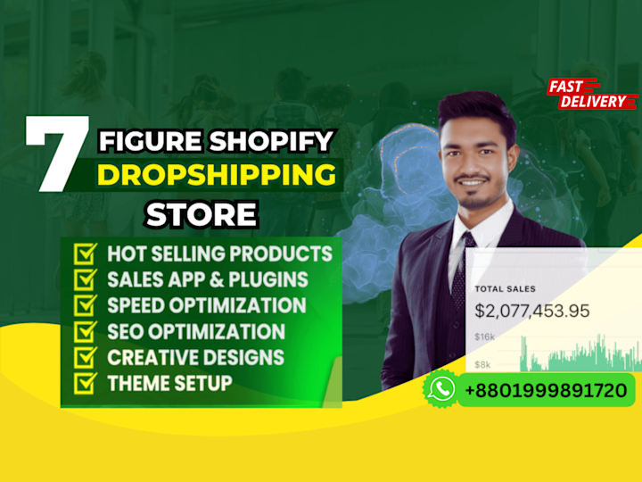 Cover image for I will set up shopify store, design and redesign shopify website