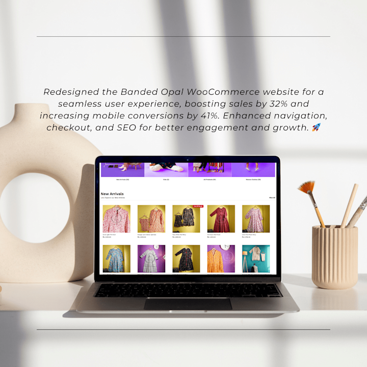 Cover image for eCommerce Website for Clothing Brand + 32% Increase in Sales