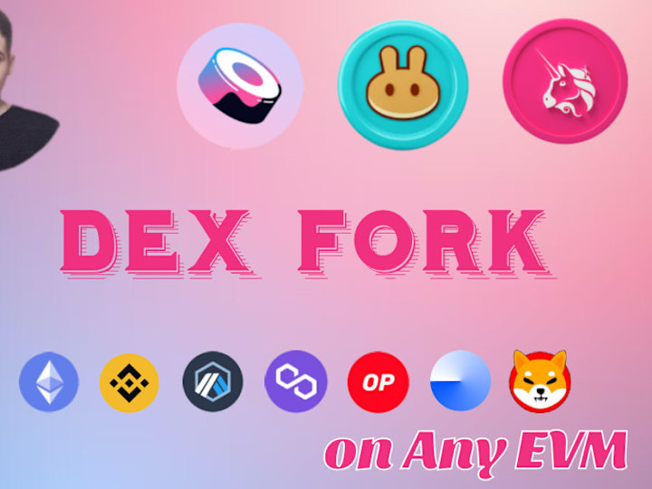 Cover image for I will fork pancake swap,uniswap,sushiswap on any evm or zksync