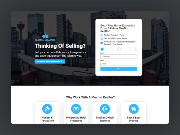 Cover image for Real Estate Landing Page using Elementor