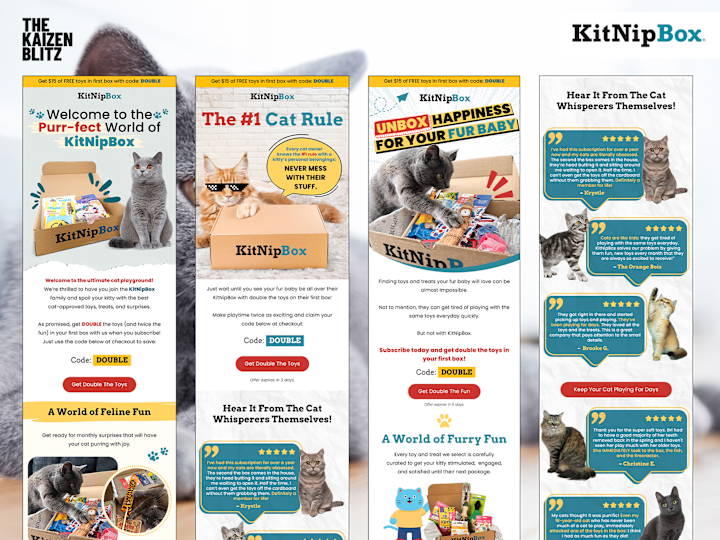 Cover image for KitNipBox – Email Redesign