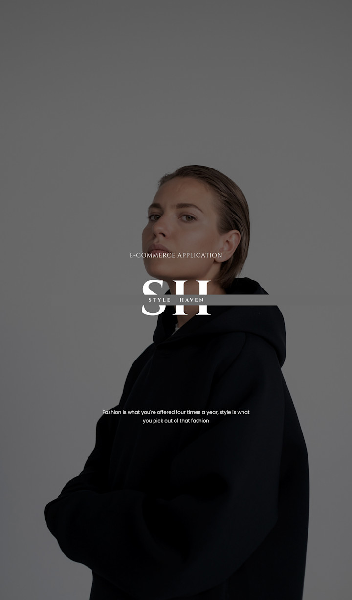 Cover image for STYLE HAVEN CASE STUDY - E-COMMERCE APPLICATION on Behance