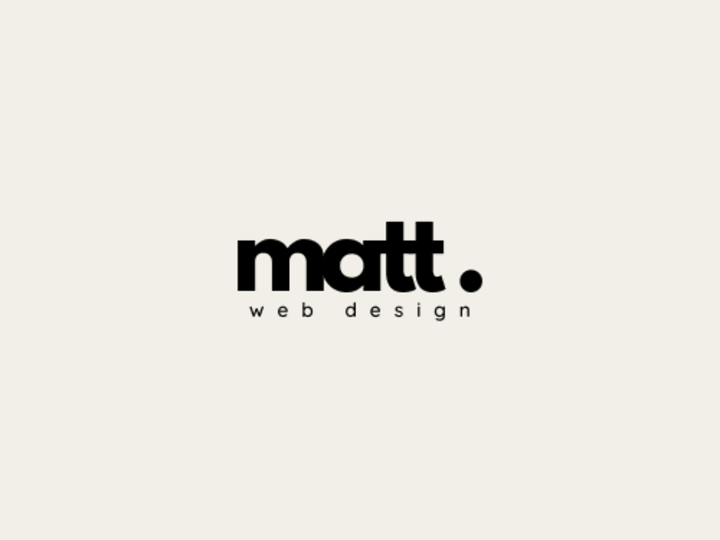 Cover image for Matt. - Web Design