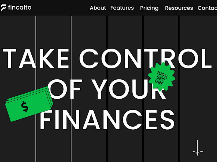 Cover image for Finance Management Landing Page