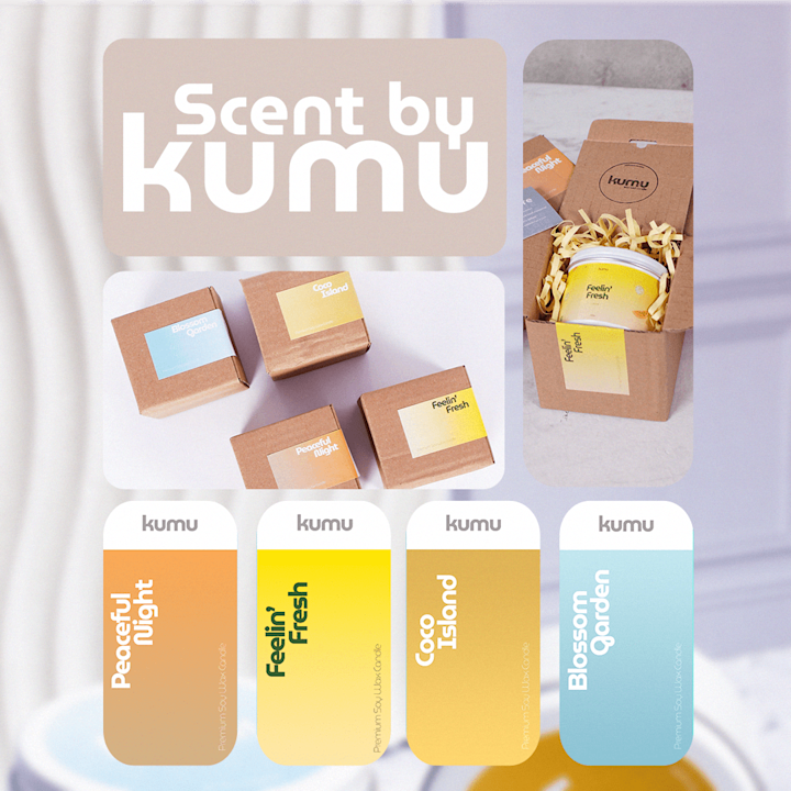 Cover image for Brand Identity for ScentbyKumu | Scented Candle Business