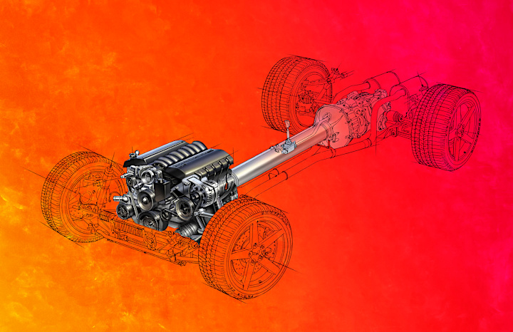 Cover image for Corvette Drivetrain Illustration