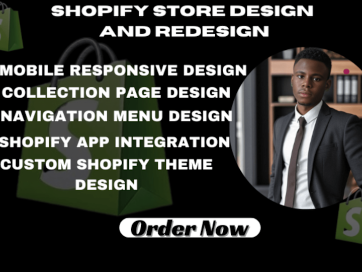 Cover image for SHOPIFY DESIGN AND REDESIGN