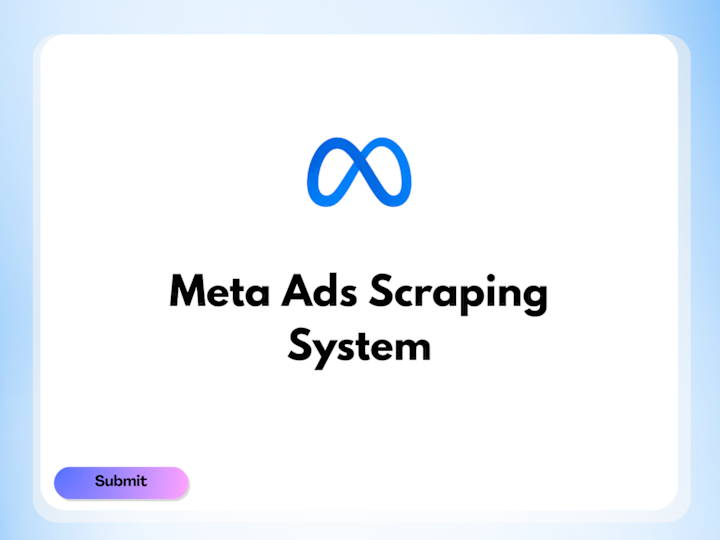 Cover image for Meta Ads Scraping System 