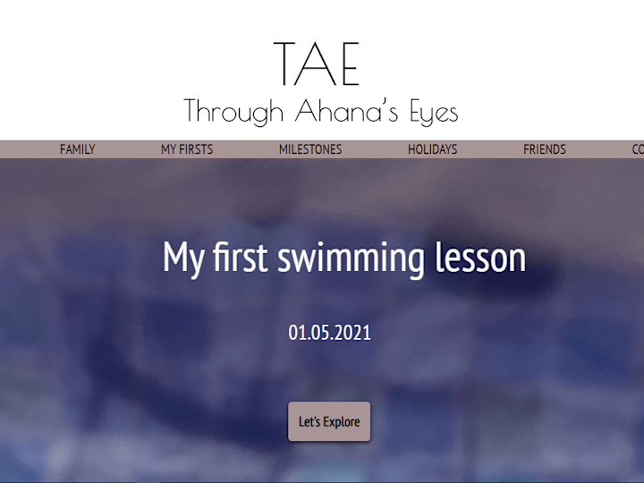 Cover image for Single-Page Website - TAE