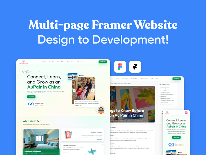 Cover image for Multi-page Framer Website Design & Development!