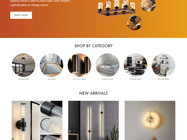 Cover image for Professionally Designed Home Decor Dropship Store