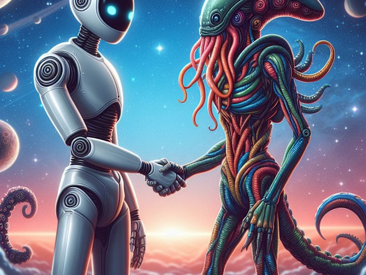 Cover image for A short story of two planets 