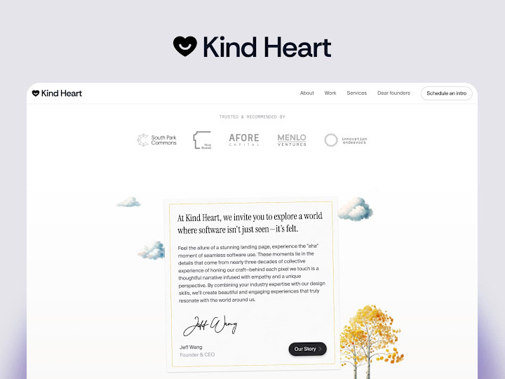 Cover image for Kind Heart Agency Website Upgraded with Framer