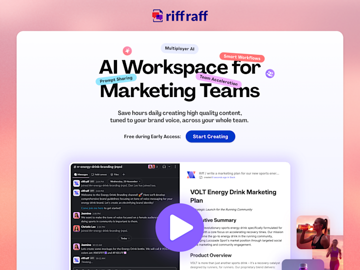 Cover image for Riff Raff AI Collab - Framer Design and Development