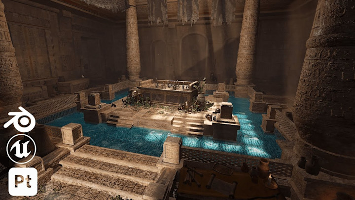 Cover image for Eternal Pharaoh (Blender and Unreal Engine) - YouTube
