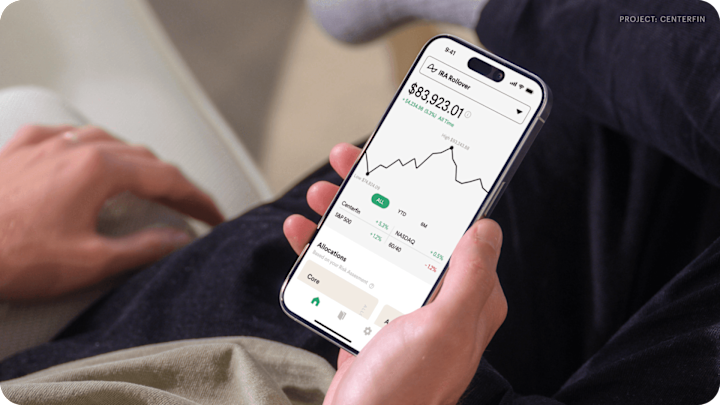 Cover image for Centerfin - Wealth management iOS app