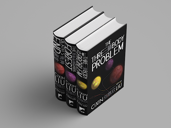 Cover image for Three-Body Problem Book Cover Design