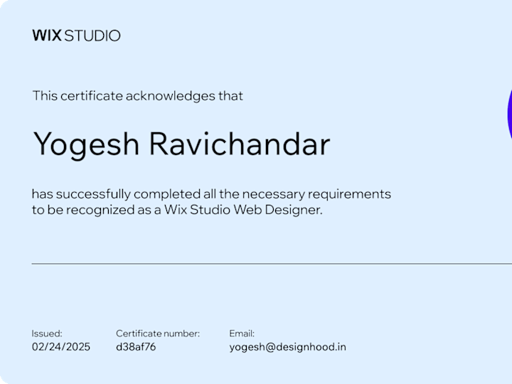 Cover image for Advanced Wix Studio Website