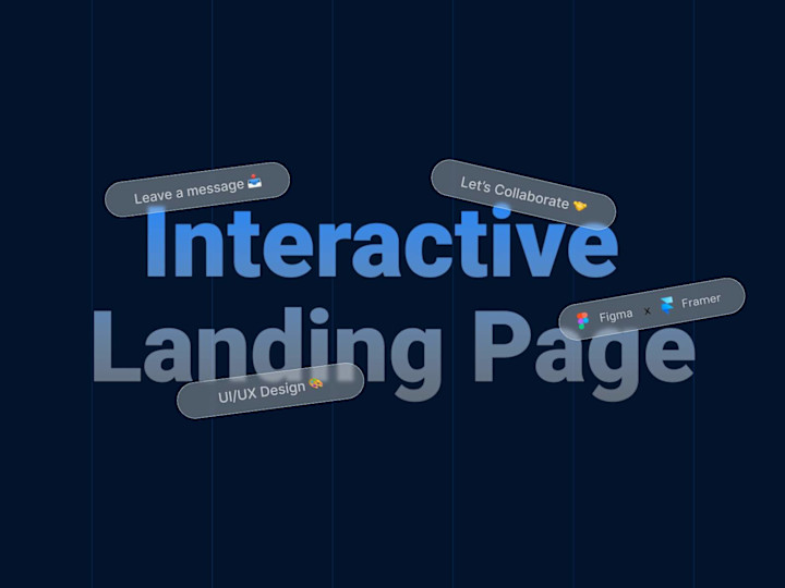 Cover image for Responsive Landing Page Design with Framer Development