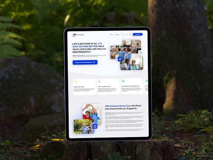 Cover image for Affectionate Home Care Website Design