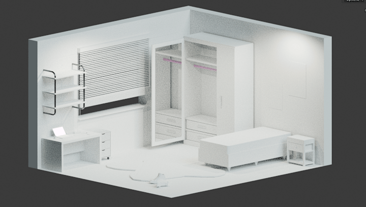 Cover image for Low-Poly Bedroom Project