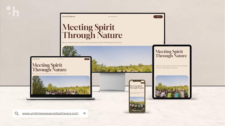 Cover image for Sacred Pathways - Webdesign