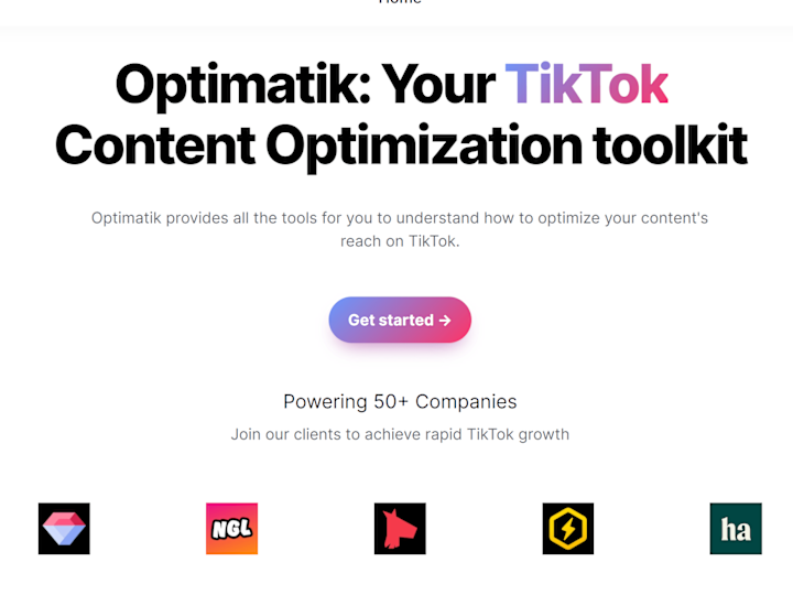 Cover image for Website Content for World's First TikTok SEO Tool